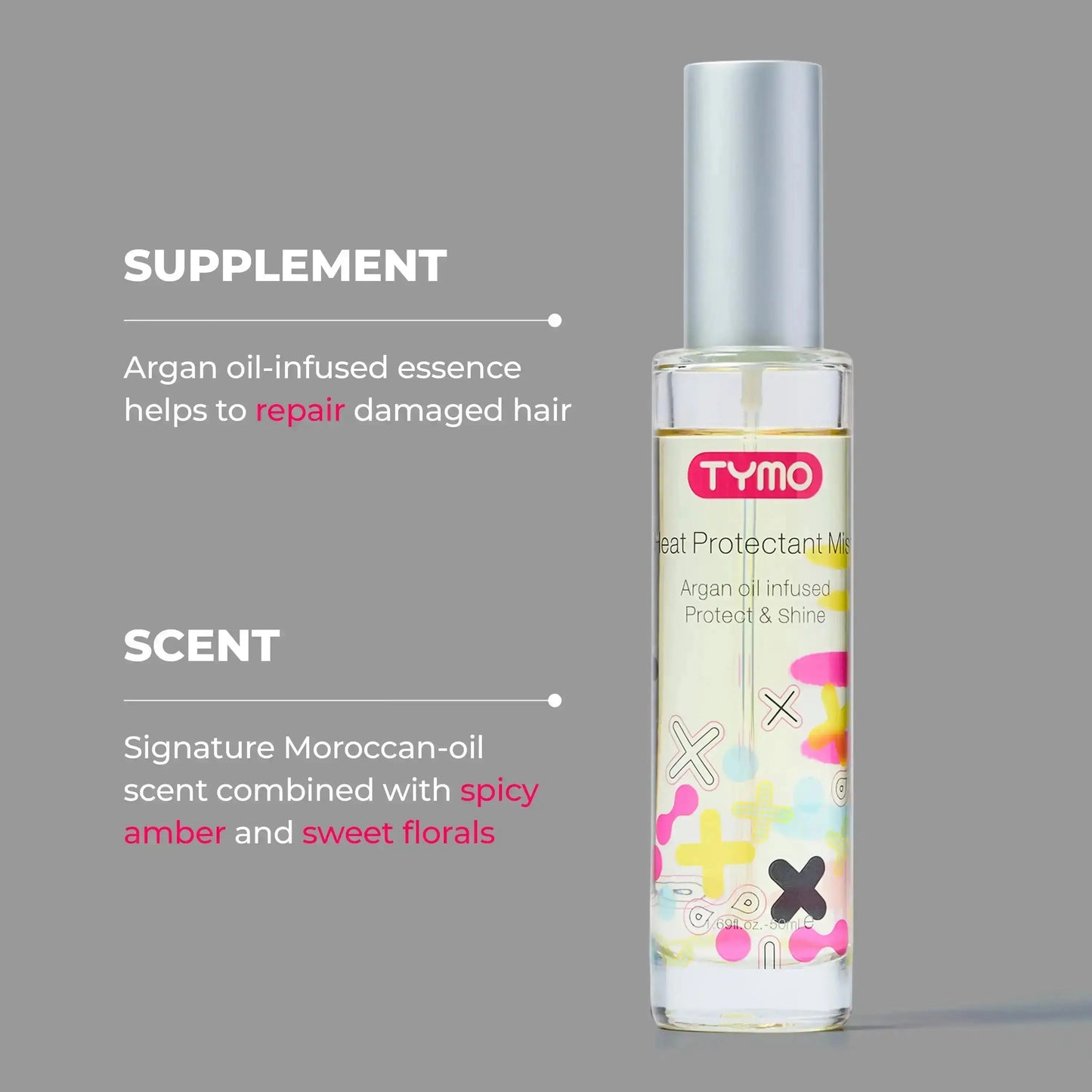 TYMO Heat Protectant Spray (Veganic)