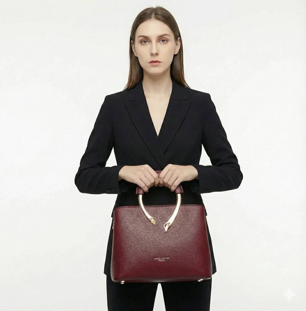 Leather Crossbody Bag - Uiva