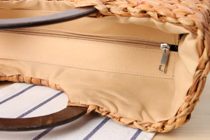 Sabrina Straw Bag